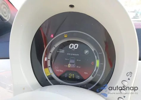 2015 Fiat 500E Battery Electric from USA, damaged, VIN 3C3CFFGE0FT549679